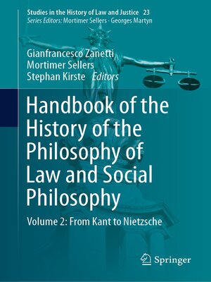 cover image of Handbook of the History of the Philosophy of Law and Social Philosophy, Volume 2